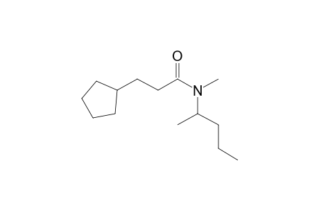 Propionamide, 3-cyclopentyl-N-(2-pentyl)-N-methyl-