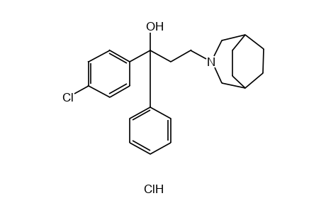alpha-(p-CHLOROPHENYL)-alpha-PHENYL-3-AZABICYCLO[3.2.2]NONANE-3-PROPANOL, HYDROCHLORIDE
