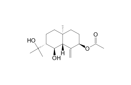 1,7-Naphthalenediol, decahydro-2-(1-hydroxy-1-methylethyl)-4a-methyl-8-methylene-, 7-acetate, [1R-(1.alpha.,2.beta.,4a.beta.,7.alpha.,8a.alpha.)]-