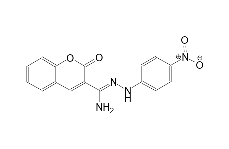 2H-1-benzopyran-3-carbohydrazonamide, N'-(4-nitrophenyl)-2-oxo-