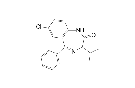 7-Chloro-3-isopropyl-5-phenyl-1,3-dihydro-2H-1,4-benzodiazepin-2-one