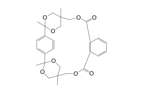 5,8,13,16-Tetramethyl-2,19-dioxo-3,7,14,18,26,29-hexaoxapentacyclo[18.4.2(5,8).2(9,12).2(13,16).2(1,20)]triaconta-1(20),9,11,21,23,27-hexaene