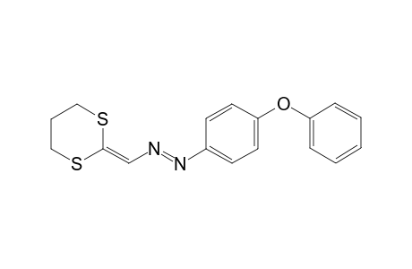 (E)-1-((1,3-Dithian-2-ylidene)methyl)-2-(4-phenoxyphenyl)diazene