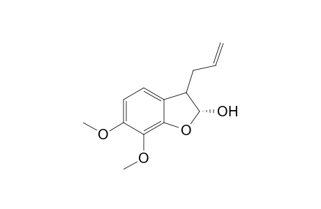 3-Allyl-6,7-dimethoxy-2,3-dihydrobenzofuran-2-ol