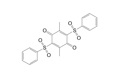 2,5-bis(benzenesulfonyl)-3,6-dimethyl-1,4-benzoquinone