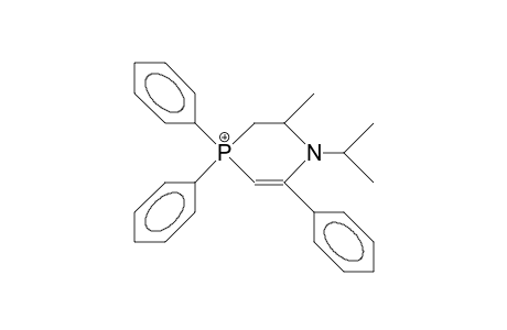 1-Isopropyl-2-methyl-4,4,6-triphenyl-1,2,3,4-tetrahydro-1,4-azaphosphorinium cation