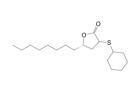 (5S)-3-(cyclohexylthio)-5-octyl-2-oxolanone