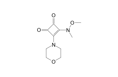 3-MORPHOLINO-4-N,O-DIMETHYLAMINOCYCLOBUT-3-ENE-1,2-DIONE
