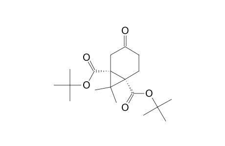 di-t-butyl cis-7,7-dimethylbicyclo[4.1.0]heptan-3-one-1,6-dicarboxylate