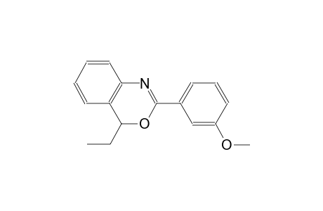 4H-3,1-benzoxazine, 4-ethyl-2-(3-methoxyphenyl)-