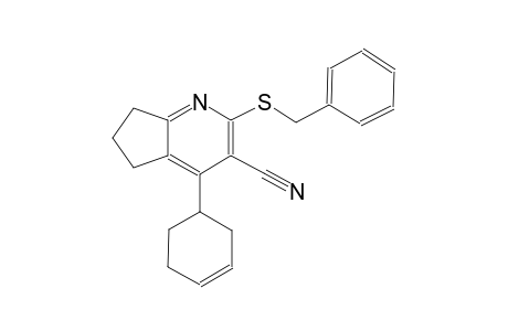 5H-cyclopenta[b]pyridine-3-carbonitrile, 4-(3-cyclohexen-1-yl)-6,7-dihydro-2-[(phenylmethyl)thio]-
