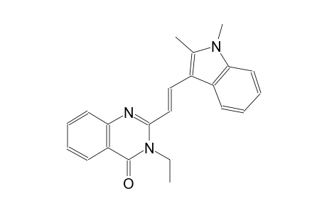 4(3H)-quinazolinone, 2-[(E)-2-(1,2-dimethyl-1H-indol-3-yl)ethenyl]-3-ethyl-