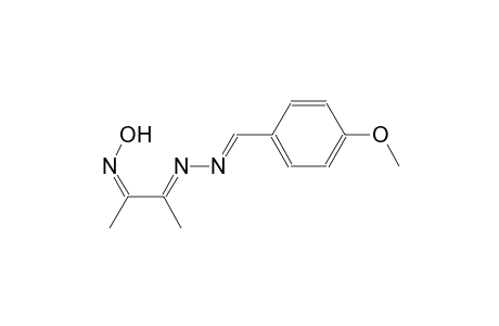 4-methoxybenzaldehyde [(E,2Z)-2-(hydroxyimino)-1-methylpropylidene]hydrazone