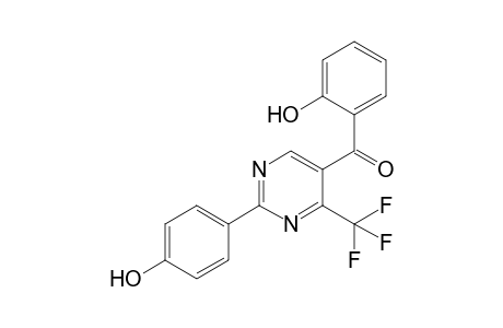 2-(4-Hydroxyphenyl)-5-salicyloyl-4-(trifluoromethyl)pyrimidine