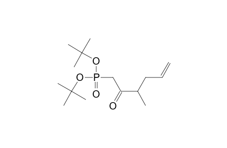 Phosphonic acid, (3-methyl-2-oxo-5-hexenyl)-, bis(1,1-dimethylethyl)ester, (.+-.)-