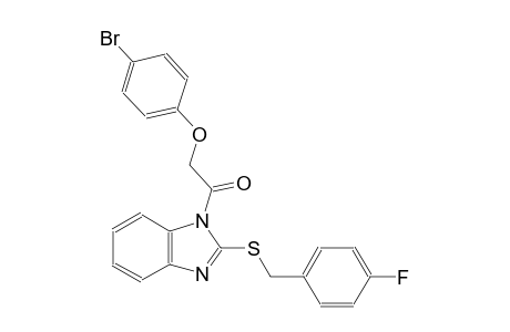 4-bromophenyl 2-{2-[(4-fluorobenzyl)sulfanyl]-1H-benzimidazol-1-yl}-2-oxoethyl ether