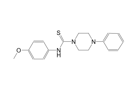 N-(4-methoxyphenyl)-4-phenyl-1-piperazinecarbothioamide