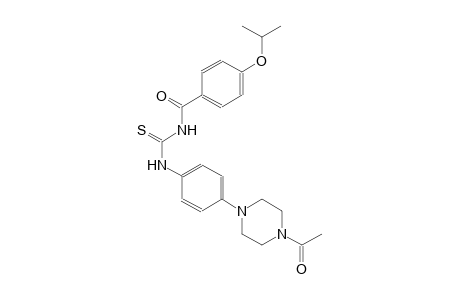 N-[4-(4-acetyl-1-piperazinyl)phenyl]-N'-(4-isopropoxybenzoyl)thiourea