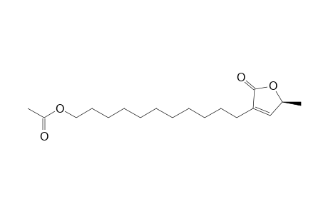 3-(11-Acetoxyundecyl)-5(S)-methyl-2(5H)-furanone