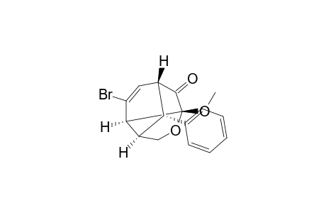 (1R*,3R*,6R*,7R*,10R*)-8-Bromo-3-methoxy-10-phenyl-4-oxatricyclo[4.3.1.0(3,7)]dec-8-en-2-one