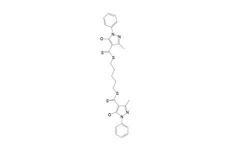 1,5-BIS-(4-DITHIOCARBOXYLATE-5-HYDROXY-3-METHYL-1-PHENYLPYRAZOLYL)-PENTANE