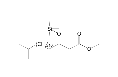 iso-isomer of C17 .beta.-hydroxyfatty acid, methyl ester, TMS Ether