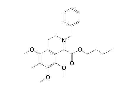 Butyl 2-Benzyl-6-methyl-5,7,8-trimethoxy-1,2,3,4-tetrahydroisoquinoline-1-carboxylate