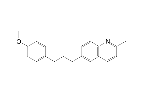 6-(3-(4-Methoxyphenyl)propyl)-2-methylquinoline