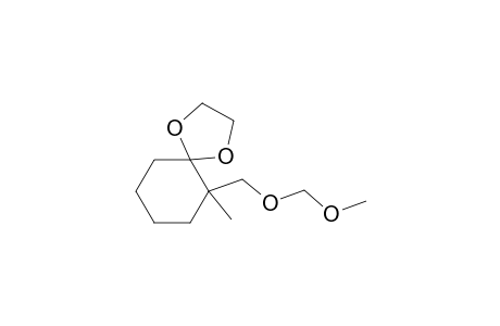 1,4-Dioxaspiro[4.5]decane, 6-[(methoxymethoxy)methyl]-6-methyl-, (.+-.)-