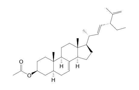Acetate of 24.beta. - ethyl - 5.alpha. - cholesta - 7,22E,25(27) - trien - 3.beta. - ol