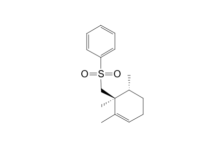 1-{[(1S,6R)-1,2,6-Trimethylcyclohex-2-enyl]methylsulfonyl]benzene
