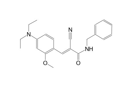 (2E)-N-benzyl-2-cyano-3-[4-(diethylamino)-2-methoxyphenyl]-2-propenamide