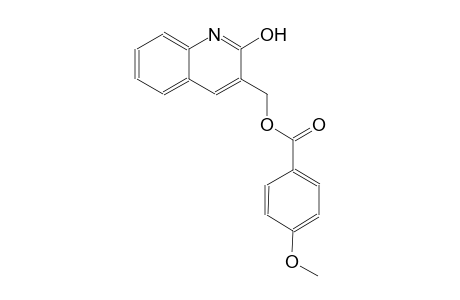 (2-hydroxy-3-quinolinyl)methyl 4-methoxybenzoate