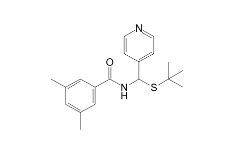 (4'-Pyridyl)[(3",5"-dimethylbenzoyl)amino]methyl (t-Butyl) Sulfide