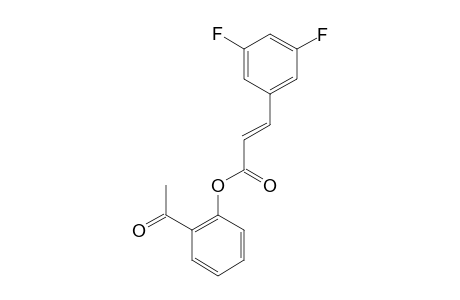 2-(3',5'-DIFLUOROCINNAMOYLOXY)-ACETOPHENONE