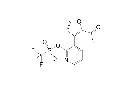 3-(2-Acetyl-3-furyl)-2-pyridinyl trifluoromethanesulfonate