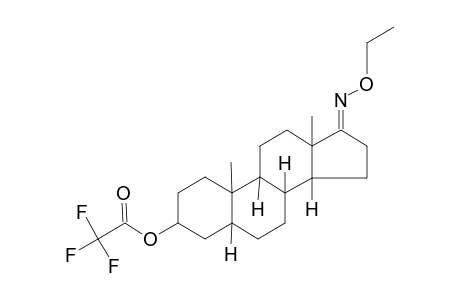 Etiocholan-3.alpha.-ol-17-one, trifluoroacetate, o-ethyloxime