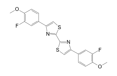 4-(3-fluoranyl-4-methoxy-phenyl)-2-[4-(3-fluoranyl-4-methoxy-phenyl)-1,3-thiazol-2-yl]-1,3-thiazole
