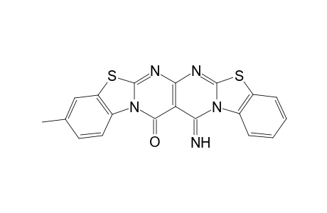 15-imino-10-methylbenzo[4',5']thiazolo[3',2':1,2]pyrimido[4,5-d]benzo[4,5]thiazolo[3,2-a]pyrimidin-14(15H)-one