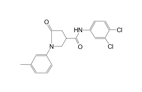 5-Oxo-1-m-tolyl-pyrrolidine-3-carboxylic acid (3,4-dichloro-phenyl)-amide