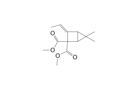 (2Z)-2-ethylidene-5,5-dimethyl-bicyclo[2.1.0]pentane-3,3-dicarboxylic acid dimethyl ester