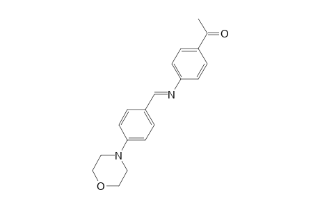 Ethanone, 1-[4-(4-morpholylbenzylidenamino)phenyl]-