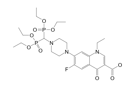 7-(4-[BIS-(DIETHOXYPHOSPHORYL)-METHYL]-PIPERIZIN-1-YL)-1-ETHYL-6-FLUORO-4-OXO-1,4-DIHYDROQUINOLINE-3-CARBOXYLIC-ACID