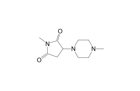 1-Methyl-3-(4-methyl-1-piperazinyl)pyrrolidine-2,5-dione