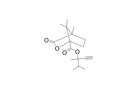 2-Oxabicyclo[2.2.1]heptane-1-carboxylic acid, 4,7,7-trimethyl-3-oxo-, (1,2-dimethyl-1-ethynyl)propyl ester
