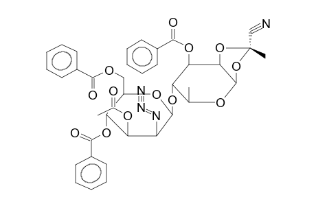 4-O-(2-AZIDO-3-O-ACETYL-4,6-DI-O-BENZOYL-2-DEOXY-BETA-D-MANNOPYRANOSYL)-3-O-BENZOYL-1,2-O-[(R)-1-CYANOETHYLIDENE]-BETA-L-RHAMNOPYRANOSE