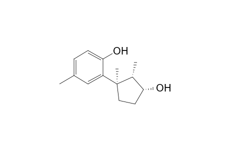 2-[(1R,2S,3R)-1,2-dimethyl-3-oxidanyl-cyclopentyl]-4-methyl-phenol