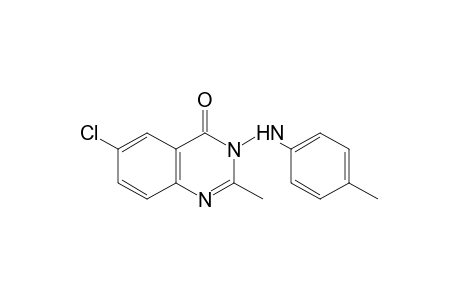 6-chloro-2-methyl-3-p-toluidino-4(3H)-quinazolinone