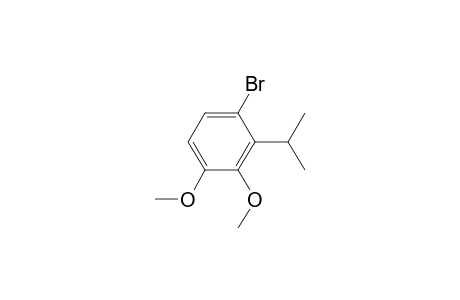 1-Bromanyl-3,4-dimethoxy-2-propan-2-yl-benzene
