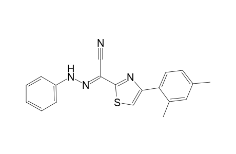 (2E)-[4-(2,4-Dimethylphenyl)-1,3-thiazol-2-yl](phenylhydrazono)ethanenitrile